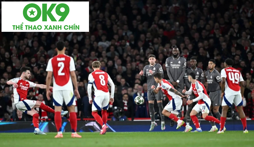 Siêu phẩm của Declan Rice khiến tất cả ngỡ ngàng