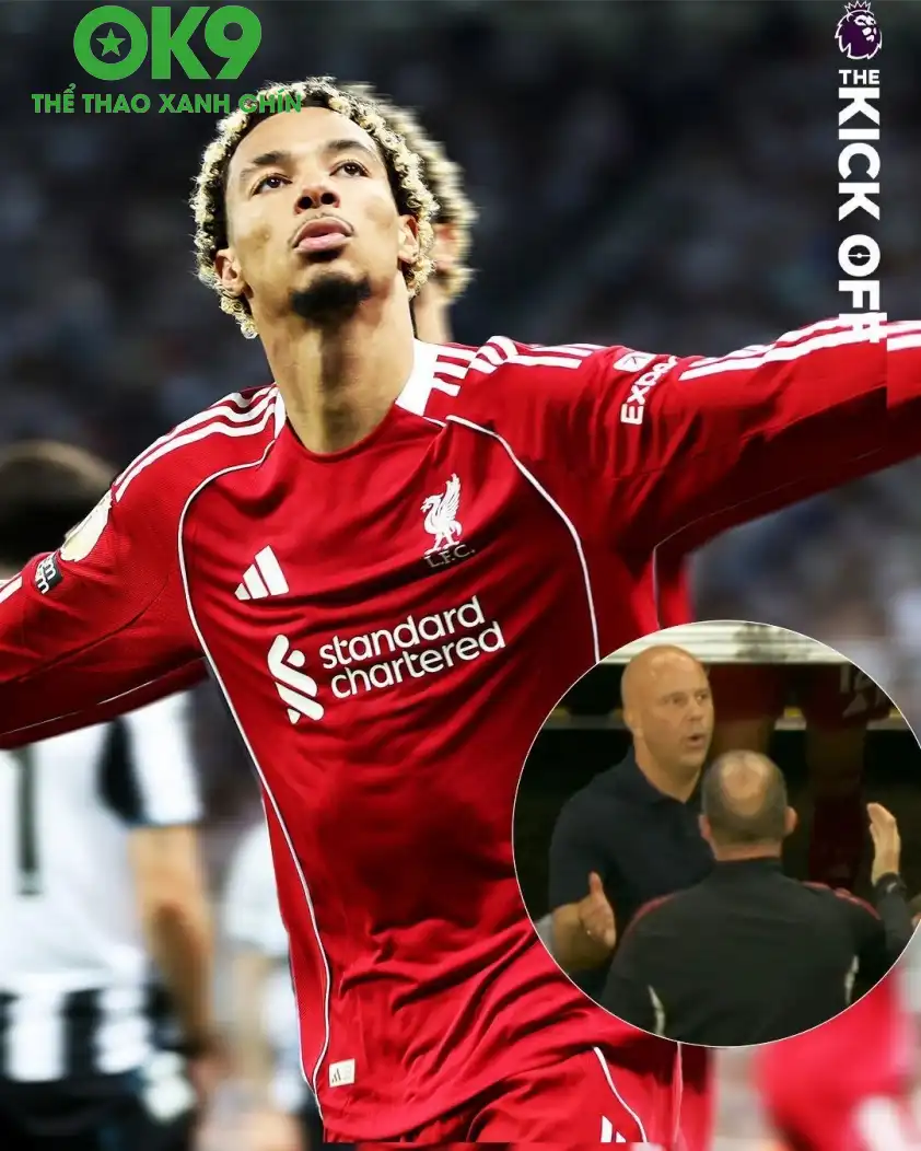 HLV Arne Slot cũng đã rất bất ngờ trước bàn thắng của Ekitike HLV Arne Slot cũng đã rất bất ngờ trước bàn thắng của Ekitike